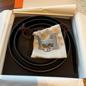 Hermes 32mm Black Belt